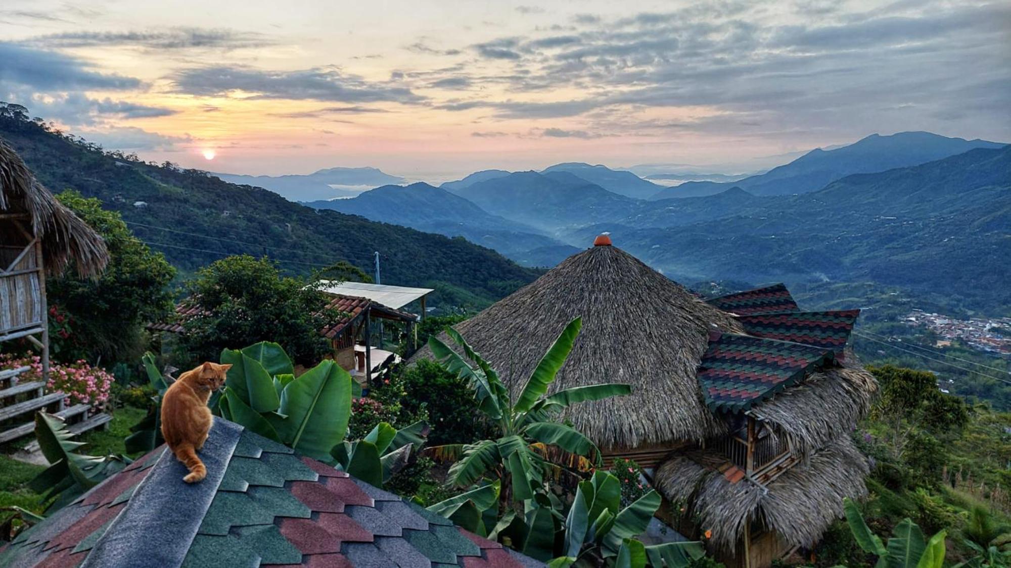 Ecohotel Soplo Del Tambo Cocorna Bagian luar foto