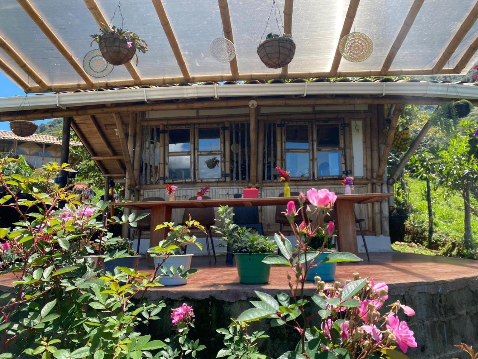 Ecohotel Soplo Del Tambo Cocorna Bagian luar foto